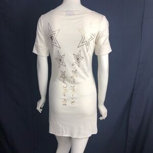 NEW-SIGNORELLI Shift/Slip Dress Polka Dotted/Stars